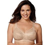 Playtex Reggiseno da Donna 18 Ore Davanti Senza Ferretto Supporto Posteriore Postura Copertura Completa USE525, Nude, 6D