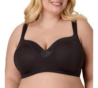 Playtex Balconette Underwire Bra, Plus-Size Bras Available, Full Coverage, Moisture-Wicking, 4802 Reggiseno a t-Shirt, Vestito in Nero, 7D Donna