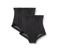 Playtex Guaina Intimo Modellante Perfect Silhouette Comfort Donna x2, Nero (Black), S