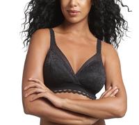 Playtex Reggiseno Senza Ferretto Criss Cross Femminile Riciclato Donna x1, Nero, 38/5C