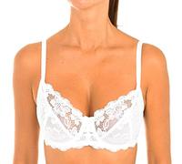 Playtex Reggiseno Con Ferretto in Pizzo Essential Elegance Lace Donna x1, Bianco, 36/4D