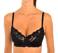 Playtex Reggiseno Con Ferretto in Pizzo Essential Elegance Lace Donna x1, Nero, 36/4D