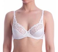 Playtex Reggiseno con Ferretto in Microfibra - Essential Elegance Broderie Donna x1, Bianco, 38/5B