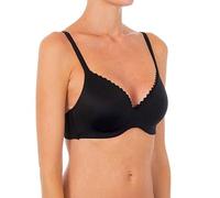 Playtex Reggiseno Con Ferretto Removibile e Coppe Imbottite 24h Soft Absolu Donna x1, Nero, 38/5C