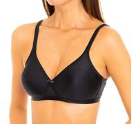 Playtex Reggiseno Senza Stecche Satin Micro Support Donna x1, Nero, 34/3B