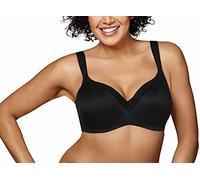 Playtex Secrets Us4823-Reggiseno a Balconcino a Copertura Completa, con Ferretto Reggiseno, Opaque, Nero, 8D Donna