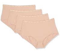 Playtex Slip Maxi in Cotone Bio Confortevole Donna x4, Skin, 4XL