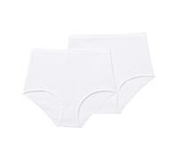 Playtex Slip Maxi in Cotone Bio Ultra Comfort Donna x2, Bianco (White), 6XL