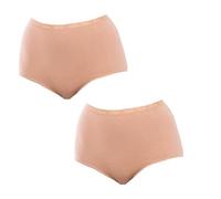 Playtex Slip Maxi in Cotone Bio Ultra Comfort Donna x2, Skin (Beige), S