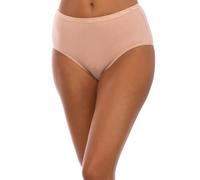 Playtex Slip Midi in Cotone Organico Ultra Confortevole Donna x2, Skin, 4/L