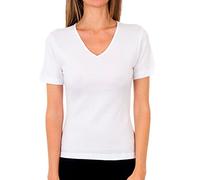Playtex Princesa Thermal Natural Short Sleeve Base Layer Bianco 38 Donna