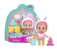 Cry babies playtime daycare - bambole collezionabili con lacrime vere e accessori, compatibili con playset - assortite