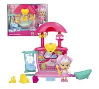 PLAYTIME CRY BABIES il Bagno di Bella, Bambola con Mini Playset del Bagno Di Bella, Con 14+ Accessori, che Piange Lacrime Vere con Funzione Magica, Bambini dai 4 ai 6 Anni