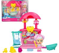 PLAYTIME CRY BABIES il Bagno di Bella, Bambola con Mini Playset del Bagno Di Bella, Con 14+ Accessori, che Piange Lacrime Vere con Funzione Magica, Bambini dai 4 ai 6 Anni