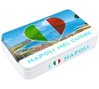 Playtime Latta "Napoli nel Cuore", I LOVE NAPOLI, con Biscotti al Limone [Limited Edition] 250g