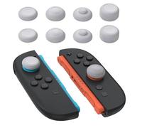 playvital 8 in 1 Copri Levette Analogiche per Nintendo Switch 2, PRO Thumb Grip Joystick Caps Compatibile con Joycon 2, Gommini Ergonomici Accessori Antiscivolo, 8 Pezzi, Grigio