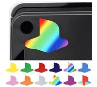 playvital Adesivi Logo ps5 Slim/PRO Console Digital&Disc Edition,12 Pezzi Decal Skin Sticker Vinile,9 Colori&3 Stili retrò Classici