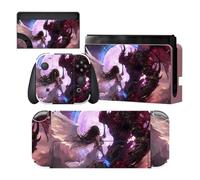 playvital Adesivo Skin per Nintendo Switch OLED, Decal Sticker Vinile Protettiva per Joycon&Console&Dock&Grip-Grazia dell'Angelo