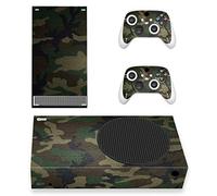 PlayVital Adesivo Skin per Xbox Series S Console&Controller Sticker Decal Cover Vinile per Xbox Series S-Verde Militare Mimetico