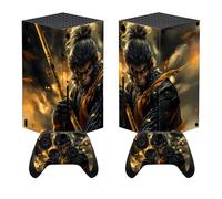 playvital Adesivo Skin per Xbox Series X Console&Controller,Sticker Decal Cover Vinile per Xbox Series X-Wukong la Terra Desolata