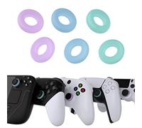 PlayVital BuffeRings Anelli Precisione per ps5/4,Ammortizzatori Assistenza Mira per Xbox One/Series X S,Switch Pro Controller,per Steam Deck LCD/OLED,3 Paia-Lilla&Verde&Blu