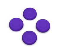 PlayVital Copri Analogici per Steam Deck LCD/OLED, Thumb Grip per PS Portal Remote Player, 2 Paia Gommini Joystick Caps in Silicone, Punti Rialzati&Borchiati-Viola