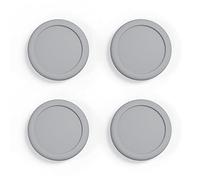 PlayVital Copri Analogici Silicone per Nintendo Switch/OLED/Lite, Cover Levette Analogiche per Joycon, Gommini Thumb Grip Cap Accessori per Nintendo Switch, Grigio Fugace