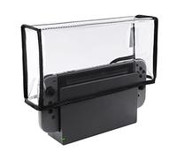 PlayVital Cover Antipolvere per Nintendo Switch/OLED, Trasparente | Copertura Protettivo in PVC, Coperchio Impermeabile Antigraffio per Nintendo Switch Charging Dock