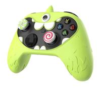 playvital Cover Controller per Xbox Series X/S Joystick Custodia Carina Skin Silicone Protettiva Antiscivolo, 4 Copri Levette Analogiche&Adesivi, Mostro Monoocchio, Verde