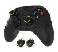 PlayVital Cover Controller per Xbox Series X/S Joystick, Custodia Skin Silicone Grip Antiscivolo & Copri Levette Analogiche & Adesivi per Xbox Core Wireless Controller, Runes, Nero
