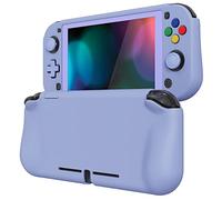 PlayVital Cover Custodia per Nintendo Switch Lite,Copertura Grip Ergonomica Rigida Pellicola Copri Analogici/Tasti Protezione per Switch Lite Console(ZealProtect)-Lilla