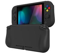 PlayVital Cover Custodia per Nintendo Switch Lite,Copertura Grip Ergonomica Rigida Pellicola Copri Analogici/Tasti Protezione per Switch Lite Console(ZealProtect)-Nero