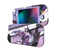 PlayVital Cover per Nintendo Switch Lite,Custodia Grip Ergonomica Copertura Protettiva Rigida Pellicola Copri Analogici per Nintendo Switch Lite Console-ZealProtect-Neko Mecha