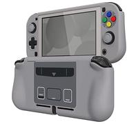 PlayVital Cover per Nintendo Switch Lite,Custodia Grip Ergonomica Copertura Protettiva Rigida Pellicola Copri Analogici per Nintendo Switch Lite Console-ZealProtect-SNES EU Classico