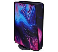 PlayVital Cover per ps5 Console, Copertura Antipolvere Impermeabile Verticale in Nylon per ps5 Standard Console Disc&Digital Edition (Non per Slim/Pro),Origine del Caos