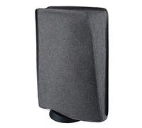 PlayVital Cover per ps5 Console, Copertura Antipolvere Impermeabile Verticale in Nylon per ps5 Standard Console Disc&Digital Edition (Non per Slim/Pro),Grigio