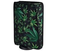 PlayVital Cover per ps5 Copertura Antipolvere Impermeabile Verticale in Nylon per ps5 Console Disc&Digital Edition,Erbe Verdi