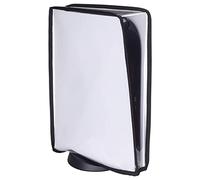 PlayVital Cover per ps5 Copertura Antipolvere Impermeabile Verticale in PVC per ps5 Console Disc&Digital Edition,Trasparente