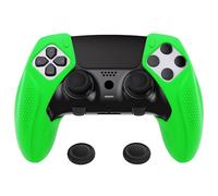 playvital Cover per ps5 Edge Controller Custodia Joystick Silicone Protettiva Skin Antiscivolo con Copri Levette Analogiche-Ninja-Verde