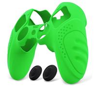 PlayVital Cover per ps5 Edge Controller Custodia Joystick Silicone Protettiva Skin Antiscivolo con Gommini Coprilevette Analogiche per ps5 Edge Wireless Controller-Guardian-Verde