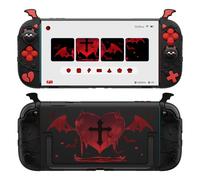 playvital Cover Protettiva per Nintendo Switch 2, Serie Imp Gotico, Nero | Custodia Grip Silicone per Joycon 2, Copertura Console Rigida Dockable, Copri Analogici, Accessori Carini per Switch 2