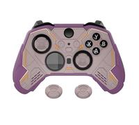playvital Cover Skin per Xbox Elite Series 2 Core Controller, Custodia Silicone Antiscivolo Gommini per Xbox Elite Series 2 Joystick, Mecha Stellare, Marrone Rosato & Viola
