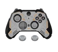 playvital Cover Skin per Xbox Elite Series 2 Core Controller,Mecha Stellare | Custodia Silicone Antiscivolo, Gommini Copri Levette Analogiche per Xbox Elite Series 2 Joystick, Grigio & Nero