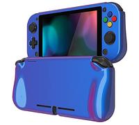 playvital Custodia Rigida per Nintendo Switch Lite, Camaleonte Viola Blu | ZealProtect Cover Grip Ergonomica, Copertura Protettiva con Pellicola Vetro Temperato, Gommini e Copri Tasti