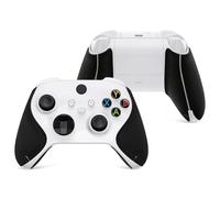 PlayVital Grip Adesivo Separabile per Xbox Series X/S Controller Joystick,Skin Antiscivolo per Impugnature Maniglia,Texture di Diamanti Esagonali,Nero