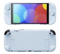 PlayVital per Switch 2 Cover Rigida Dockable, Custodia Protettiva Supporto Pieghevole Accessori per Nintendo Switch 2 Console, Copri Tasti & Gommini per Joycon 2, Celeste