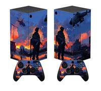 playvital PlayVital Adesivo Skin per Xbox Series X Console&Controller,Sticker Decal Cover Vinile per Xbox Series X-Decisione Eroica
