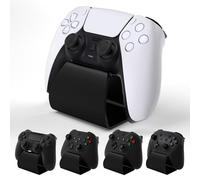 playvital Supporto Metallo per ps5/Edge Controller,Porta Joystick per ps4,Stand-AL Base Universale da Tavolo per Xbox Series/One X S,per Nintendo Switch Pro Joypad-Nero