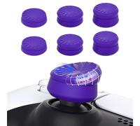 playvital Thumbs Cushion Caps Copri Analogici per ps5/4,Cover Levette Grip Gommini per Xbox Series/One X S,per Elite Series 2/Switch PRO Controller,3 Paia,Turbine-Viola