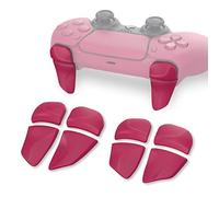 PlayVital Trigger Estensione per ps5/Edge Controller Joystick,BLADE Tasti L1 L2 R1 R2 Grilletto Lungo per PS Portal Remote Player,2 Paia,Cosmic Red